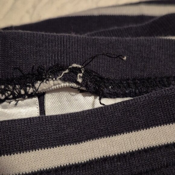 Hanna Andersson boys size size 140 or 10 pajama pants black & gray stripes vguc - Picture 5 of 5